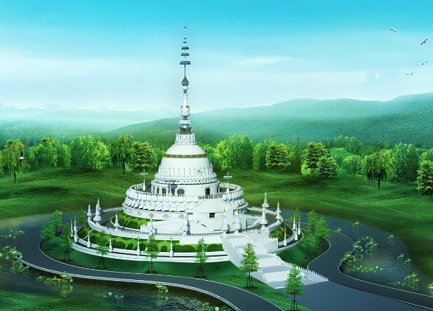 ภาพจำลองพระมหาเจดีย์